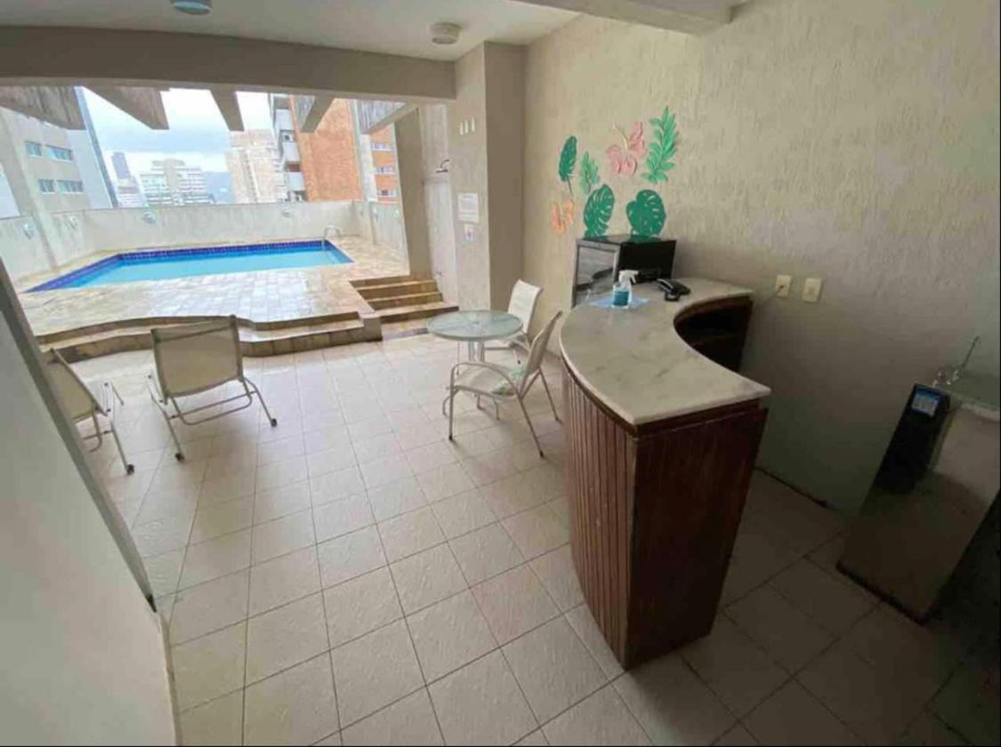 Flat Em Santos No Gonzaga A Tres Quadras Da Praia Exterior photo